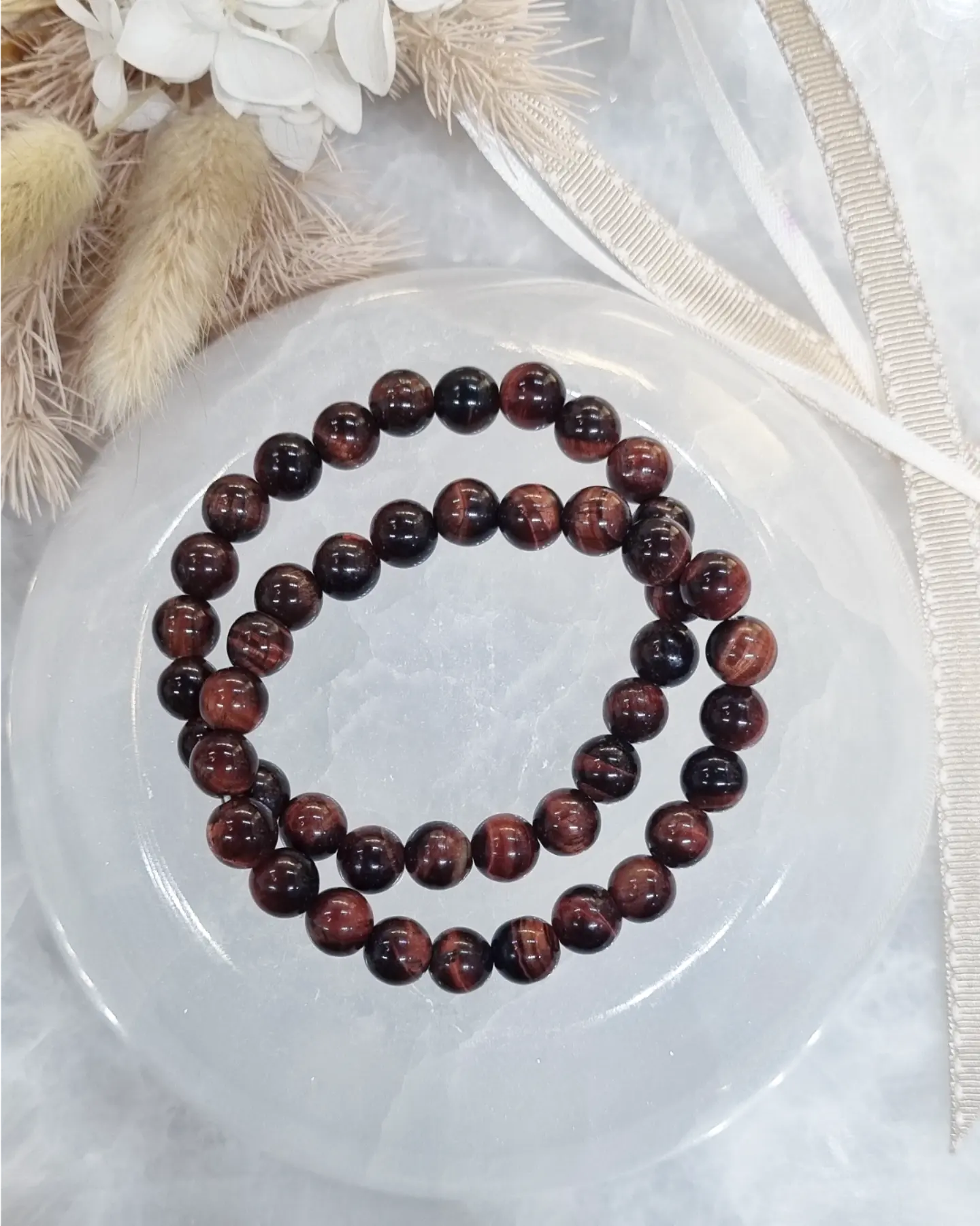 Red Tigers Eye Bracelet | 8mm