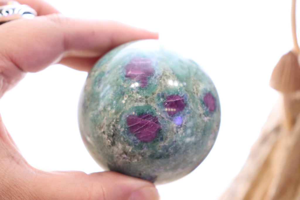 Ruby Fuchsite Sphere | 355g