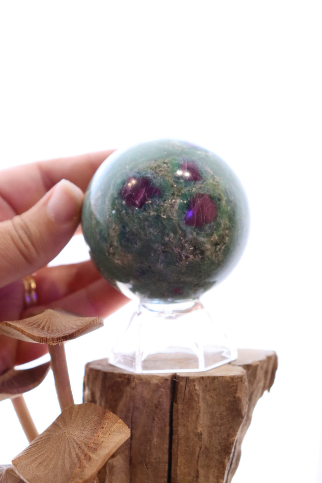 Ruby Fuchsite Sphere | 355g