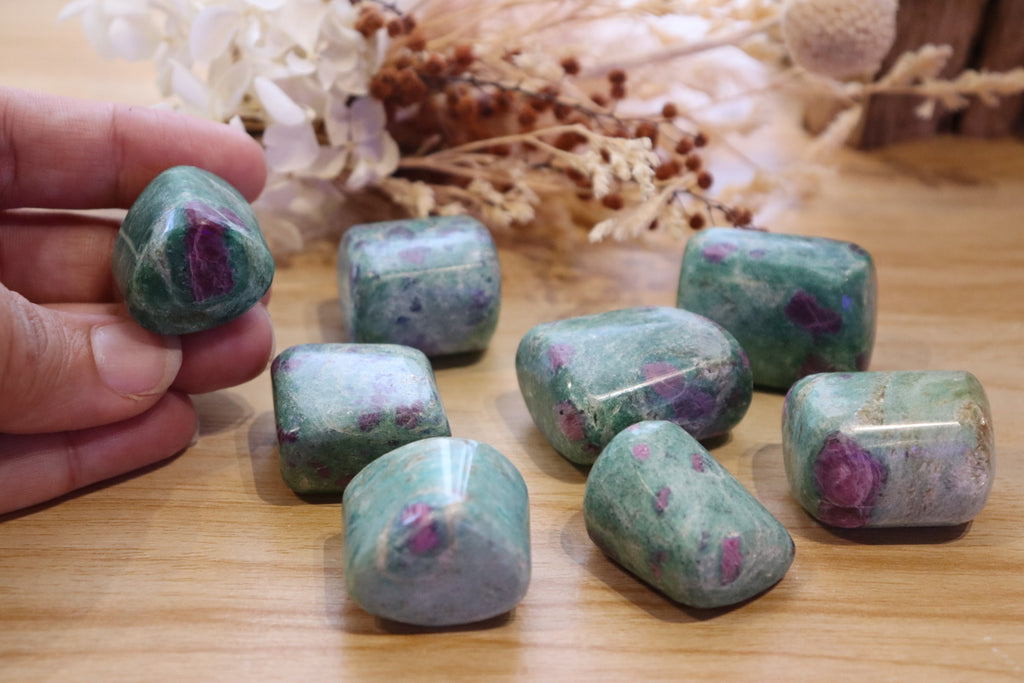Ruby Fuchsite Tumble