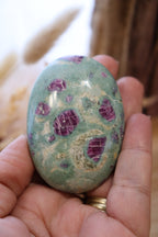 Ruby Fuchsite Palm | 90g