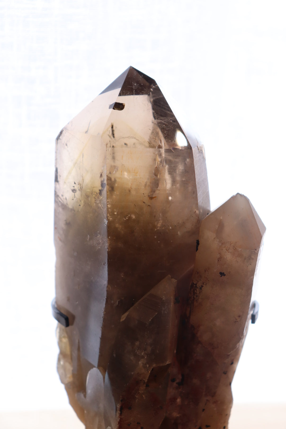 Smokey Quartz Cluster + Stand  | 1.096kg