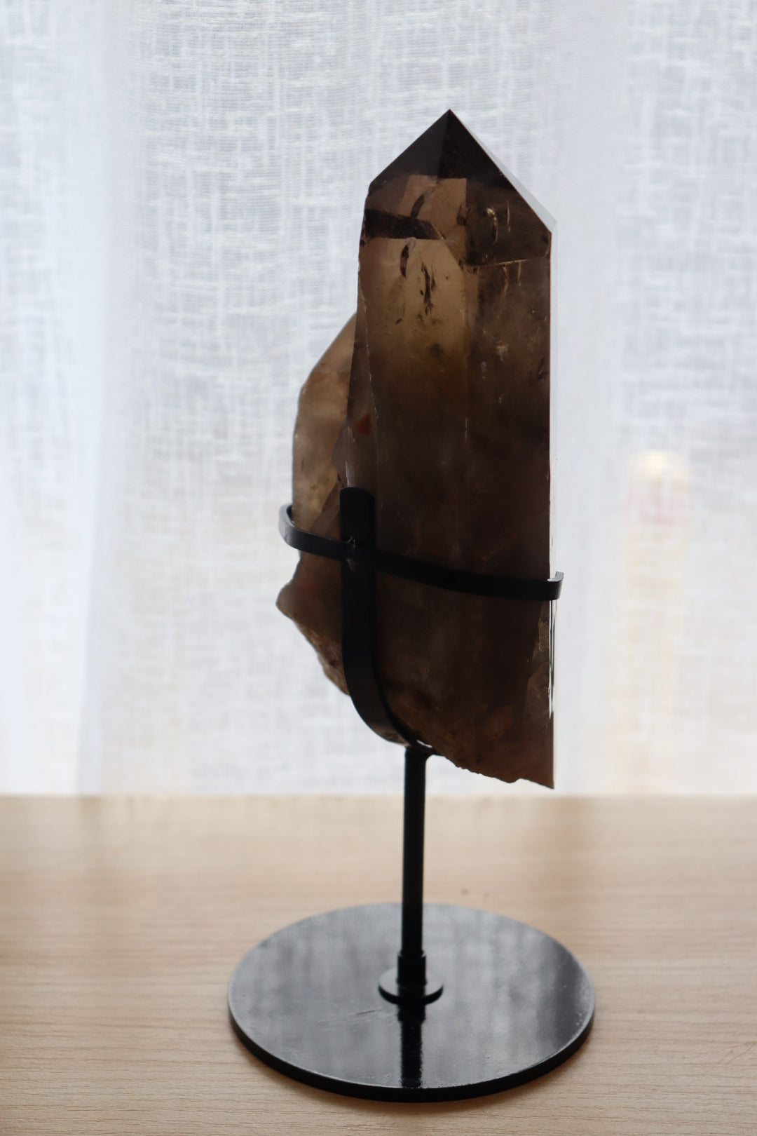 Smokey Quartz Cluster + Stand  | 1.096kg