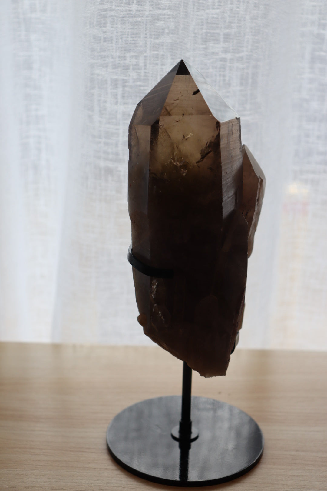 Smokey Quartz Cluster + Stand  | 1.096kg