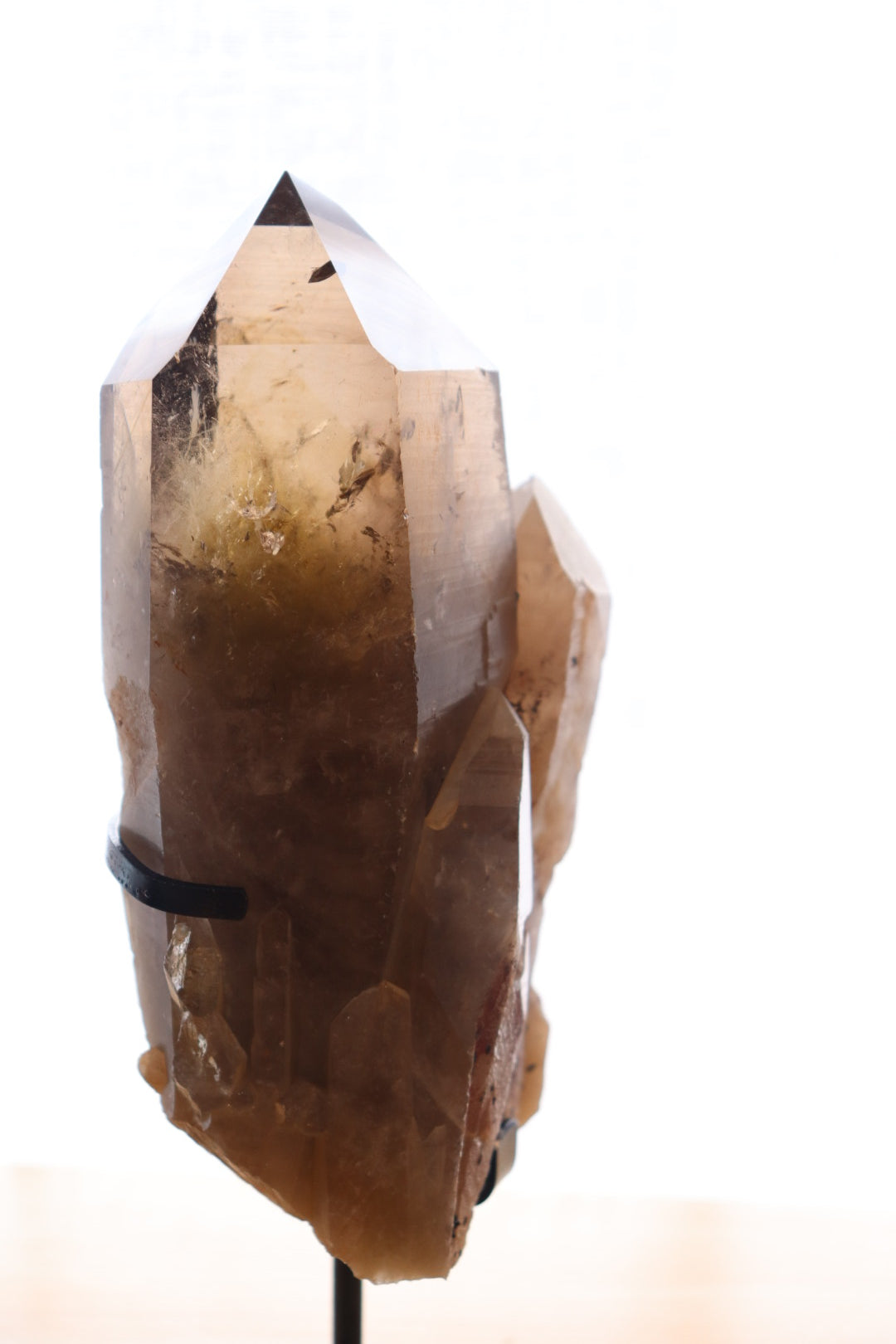 Smokey Quartz Cluster + Stand  | 1.096kg