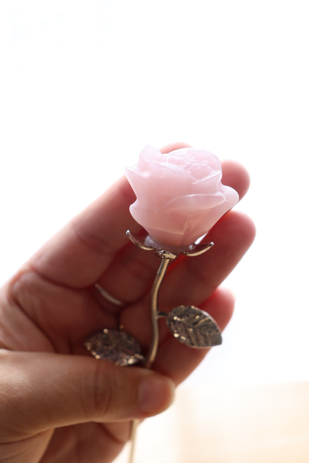 Crystal Bloom Rose | Rose Quartz