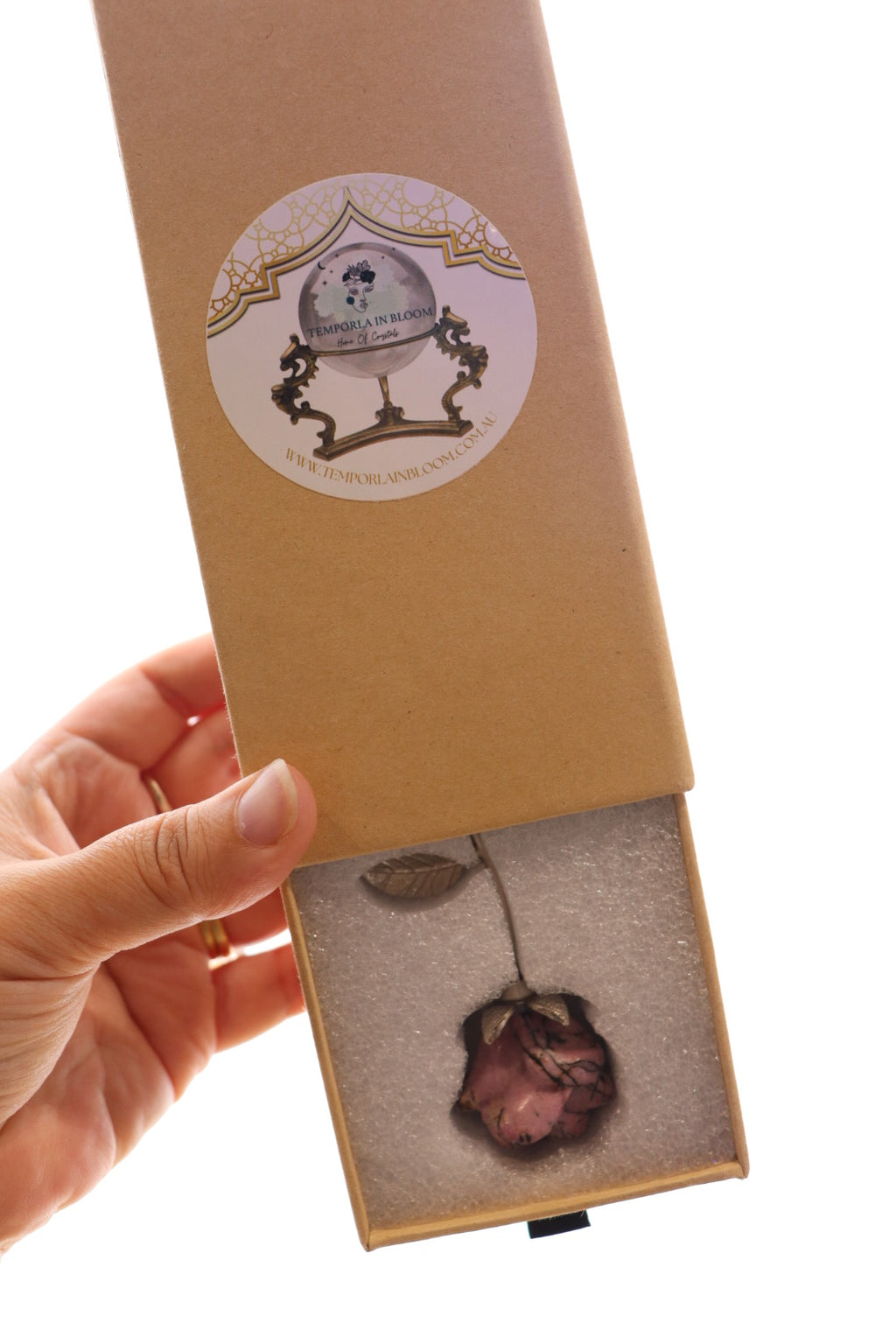 Crystal Bloom Rose | Rhodonite