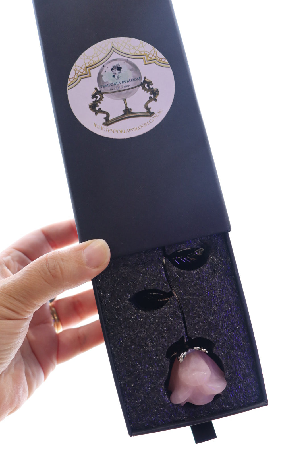 Crystal Bloom Rose | Rose Quartz