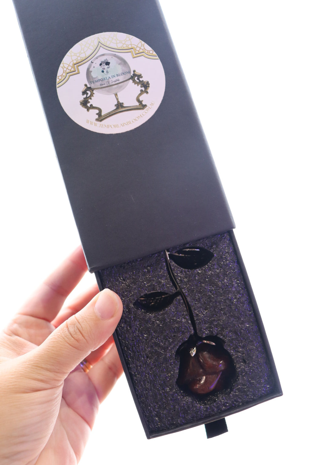 Crystal Bloom Rose | Strawberry Quartz