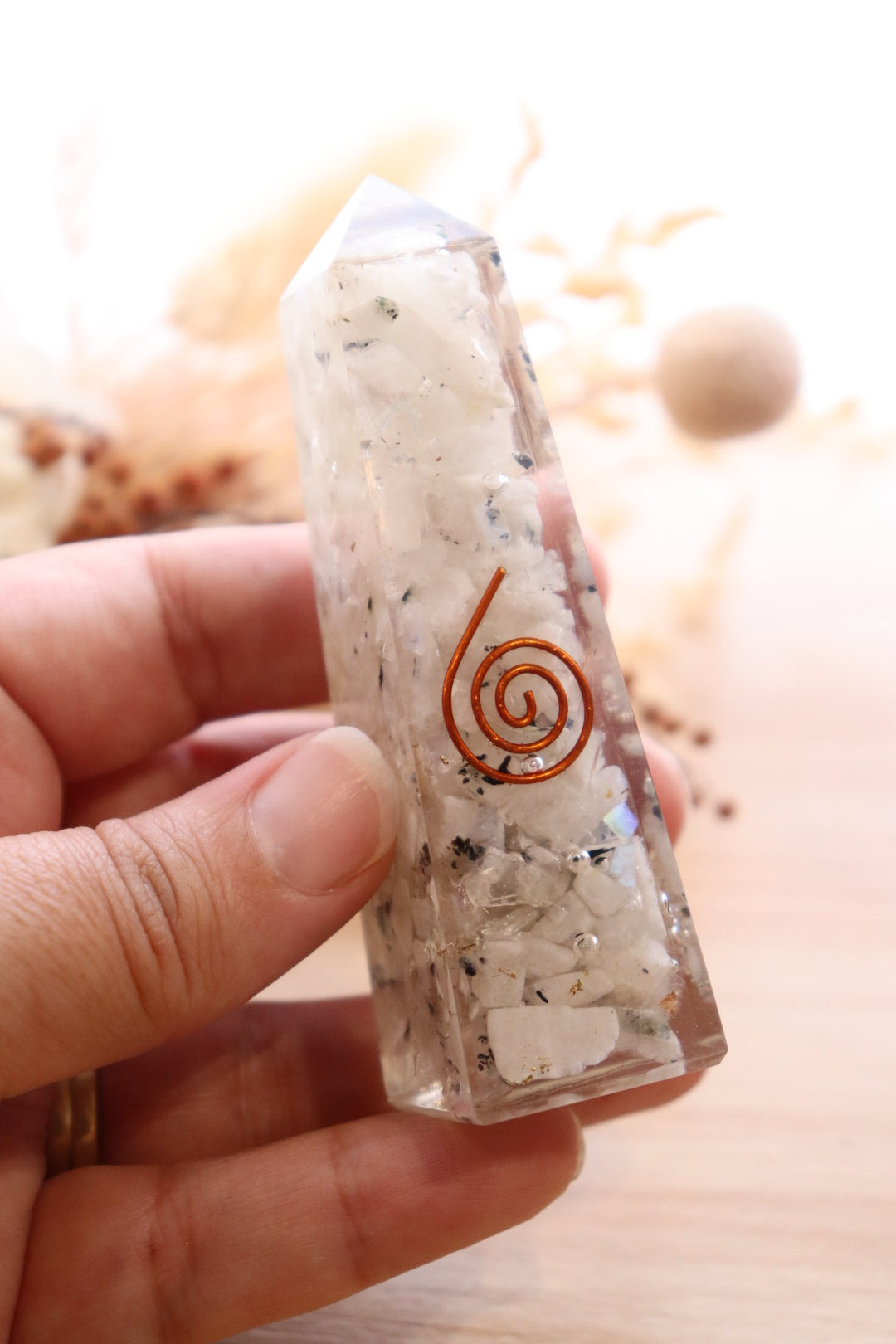 Orgonite Point | Moonstone