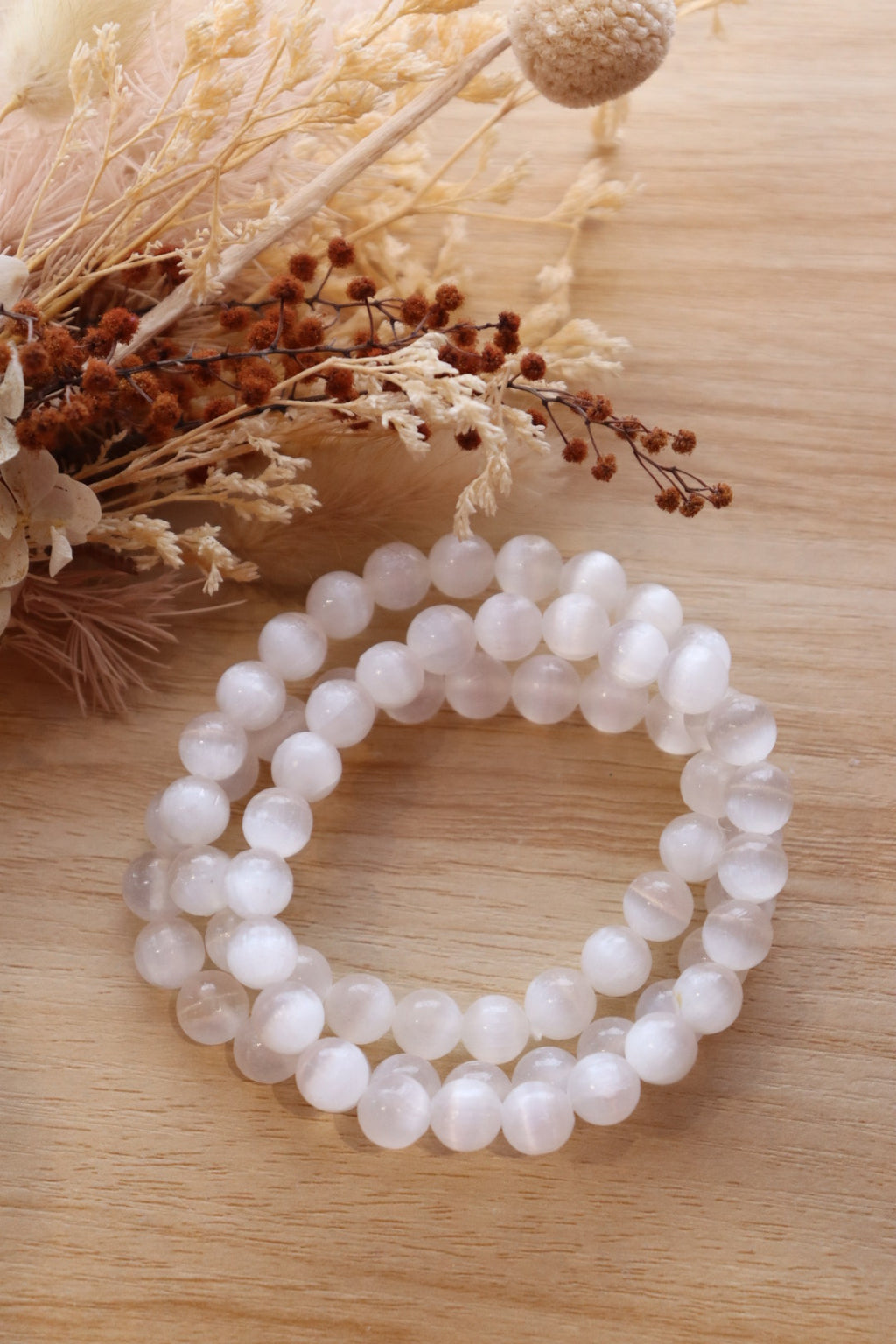 Selenite Bracelet | 8mm
