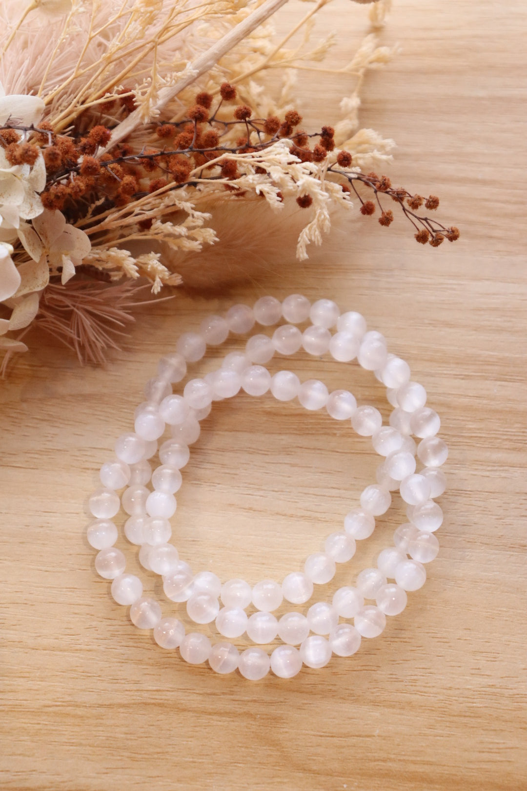 Selenite Bracelet | 6mm