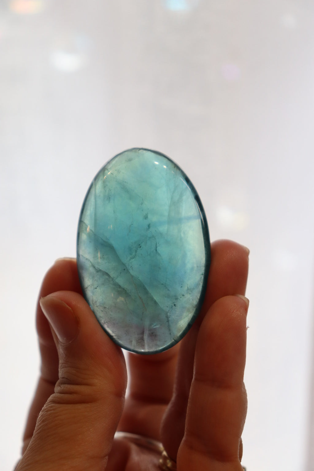 Blue Fluorite Palm