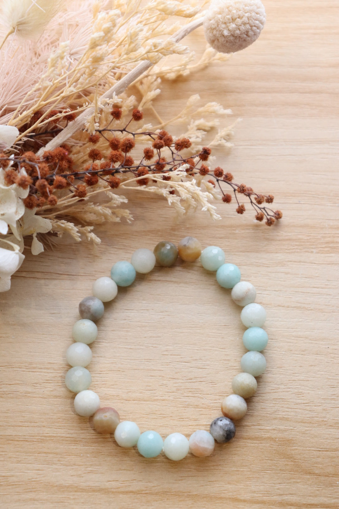 Caribbean Calcite Bracelet | Faceted 8mm