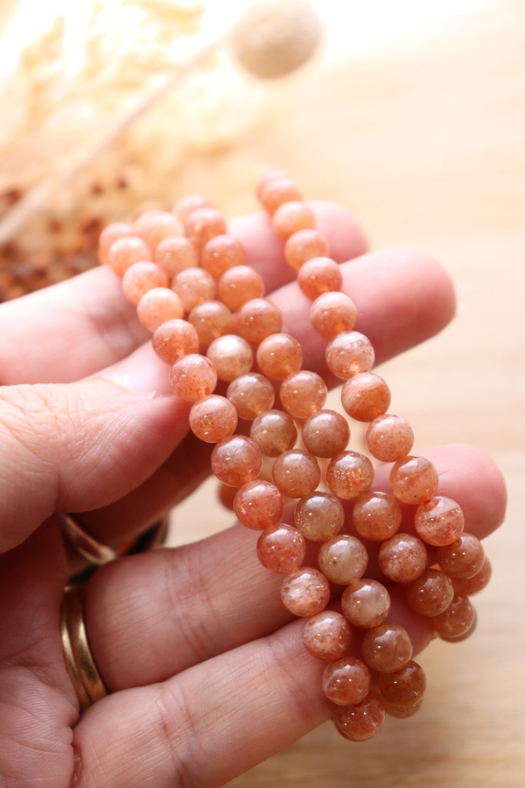 Sunstone Bracelet | 6mm