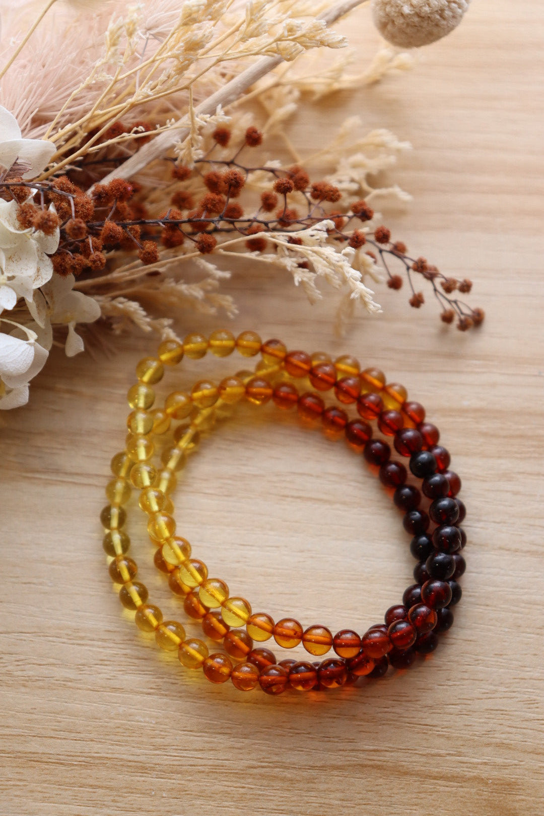 Amber Ombre Bracelet | 5mm