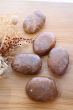 Peach Moonstone Palm | Large