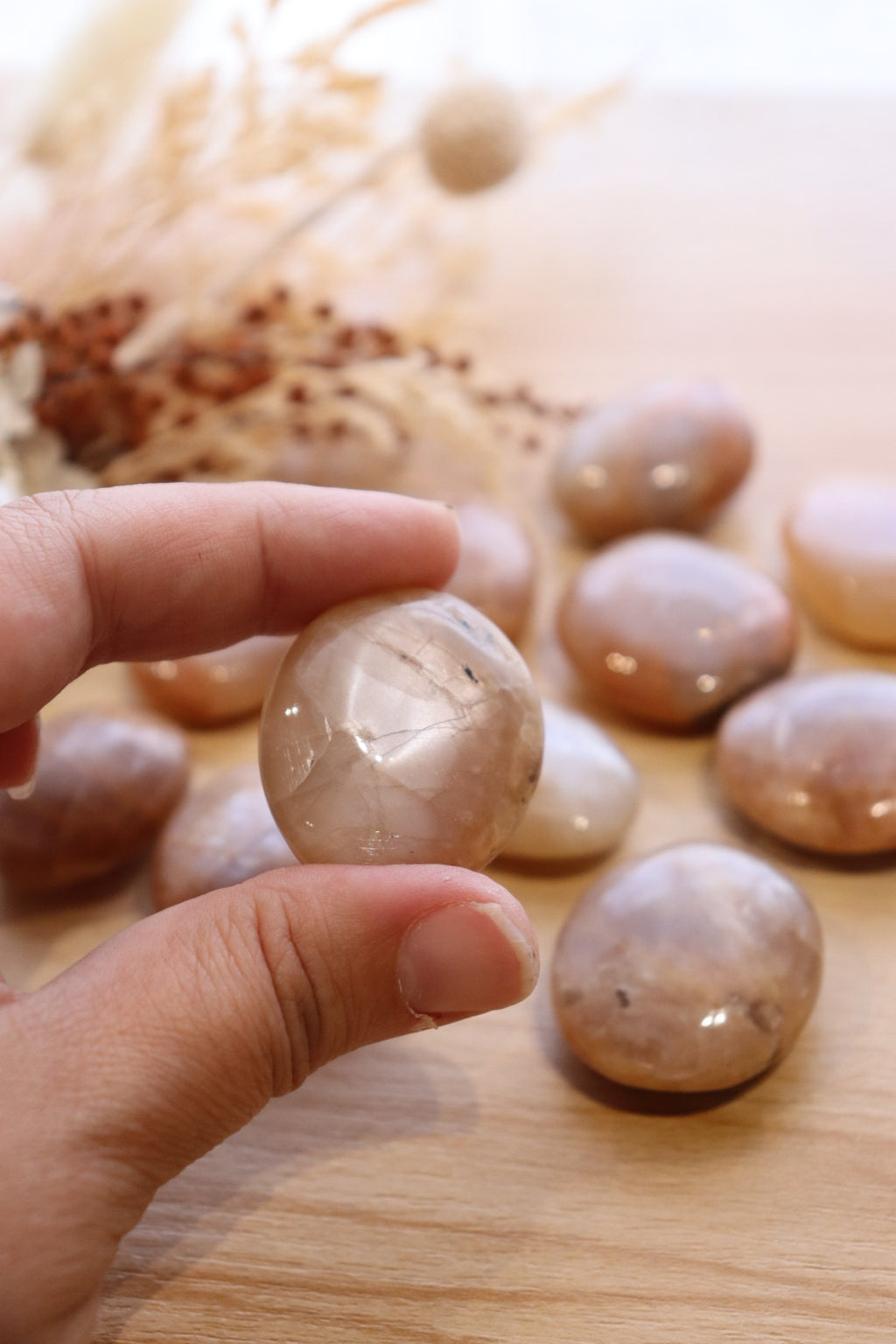 Peach Moonstone Tumble