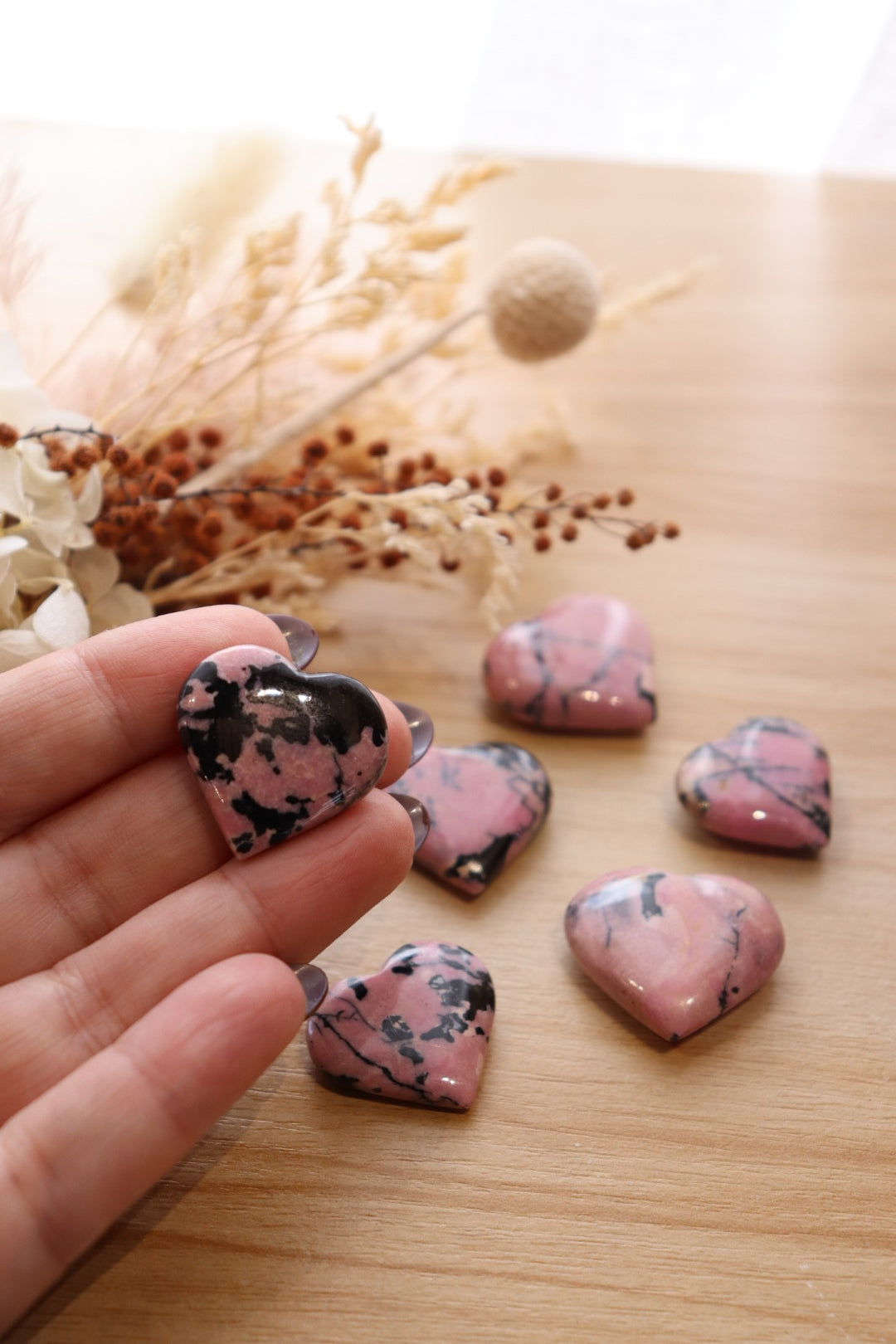 Rhodonite Mini Heart