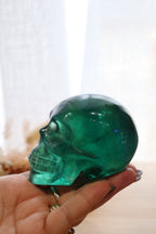 Green Fluorite Skull | 459g