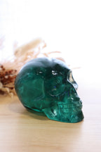 Green Fluorite Skull | 459g