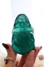 Green Fluorite Skull | 459g
