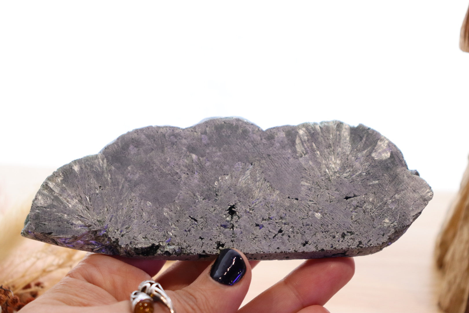 Seraphinite Slab + Stand | 122g