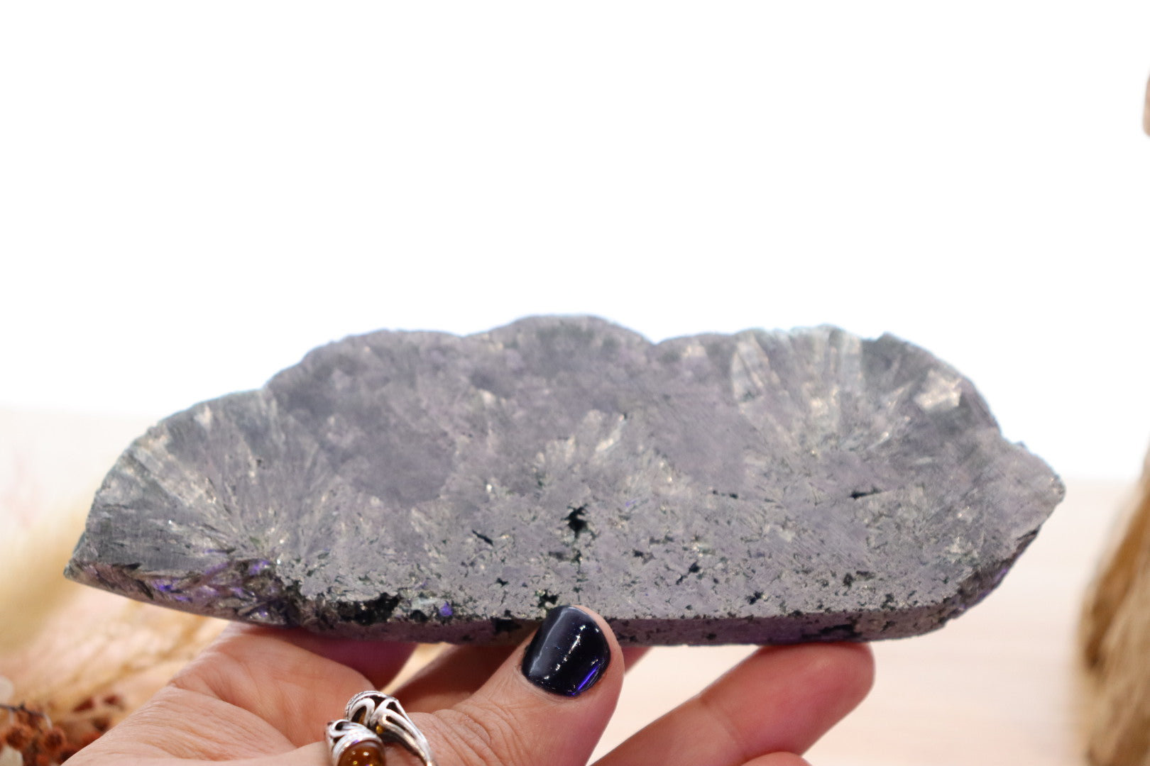 Seraphinite Slab + Stand | 122g