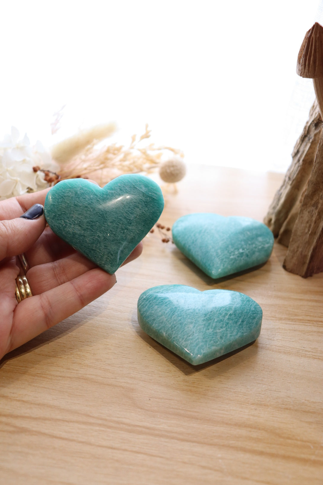 Amazonite Heart
