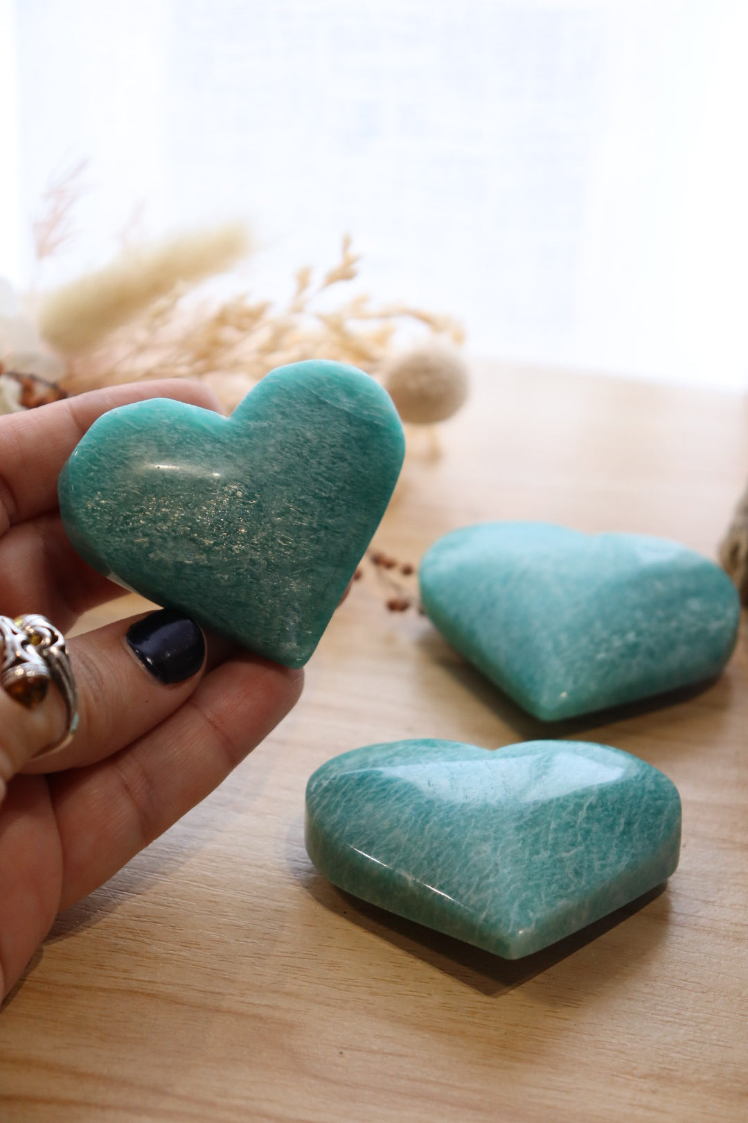 Amazonite Heart