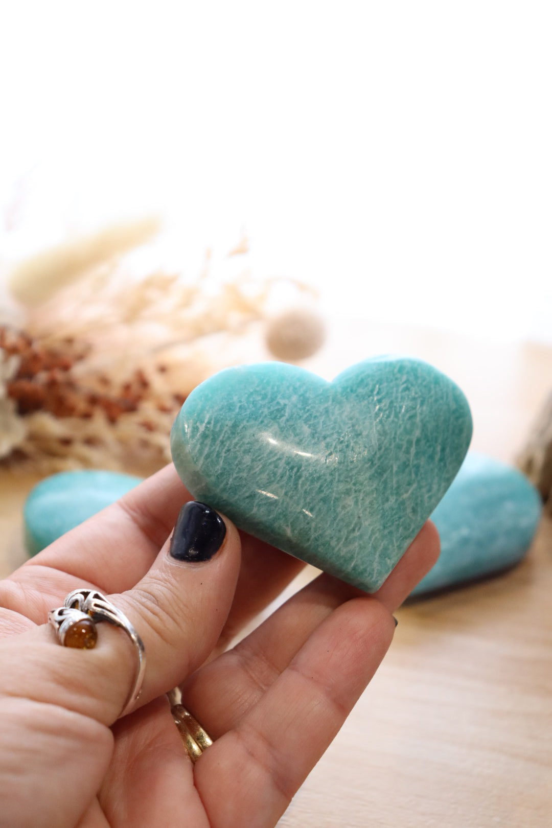 Amazonite Heart