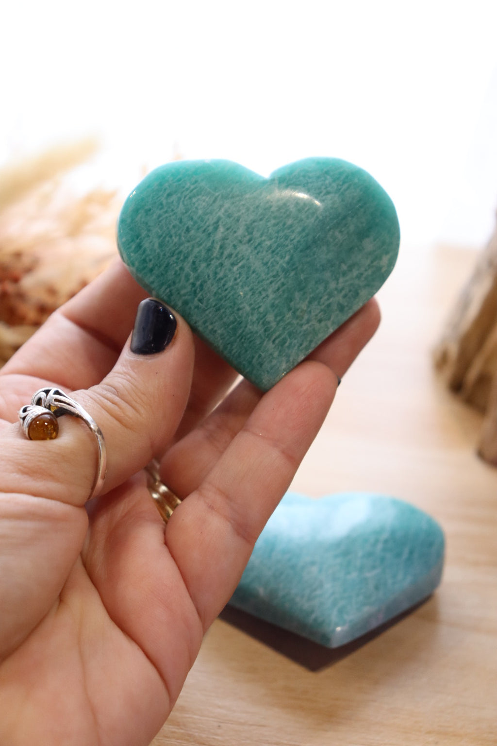 Amazonite Heart