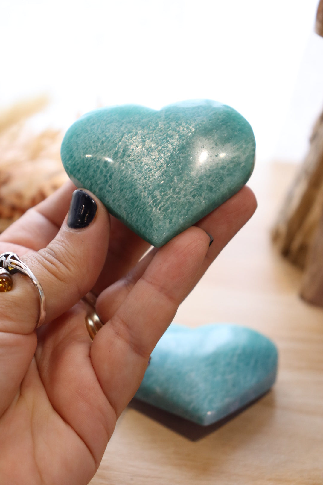 Amazonite Heart
