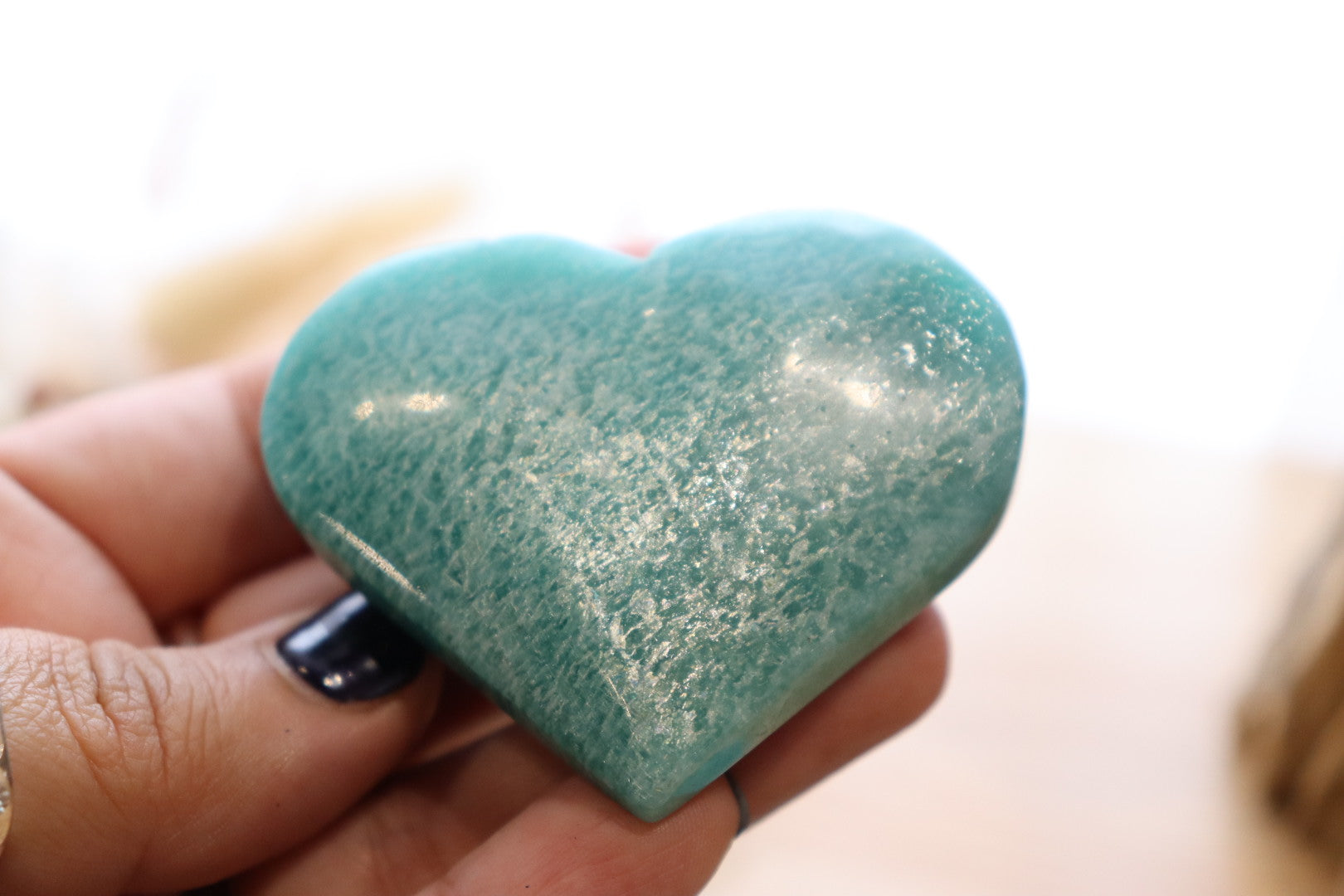 Amazonite Heart
