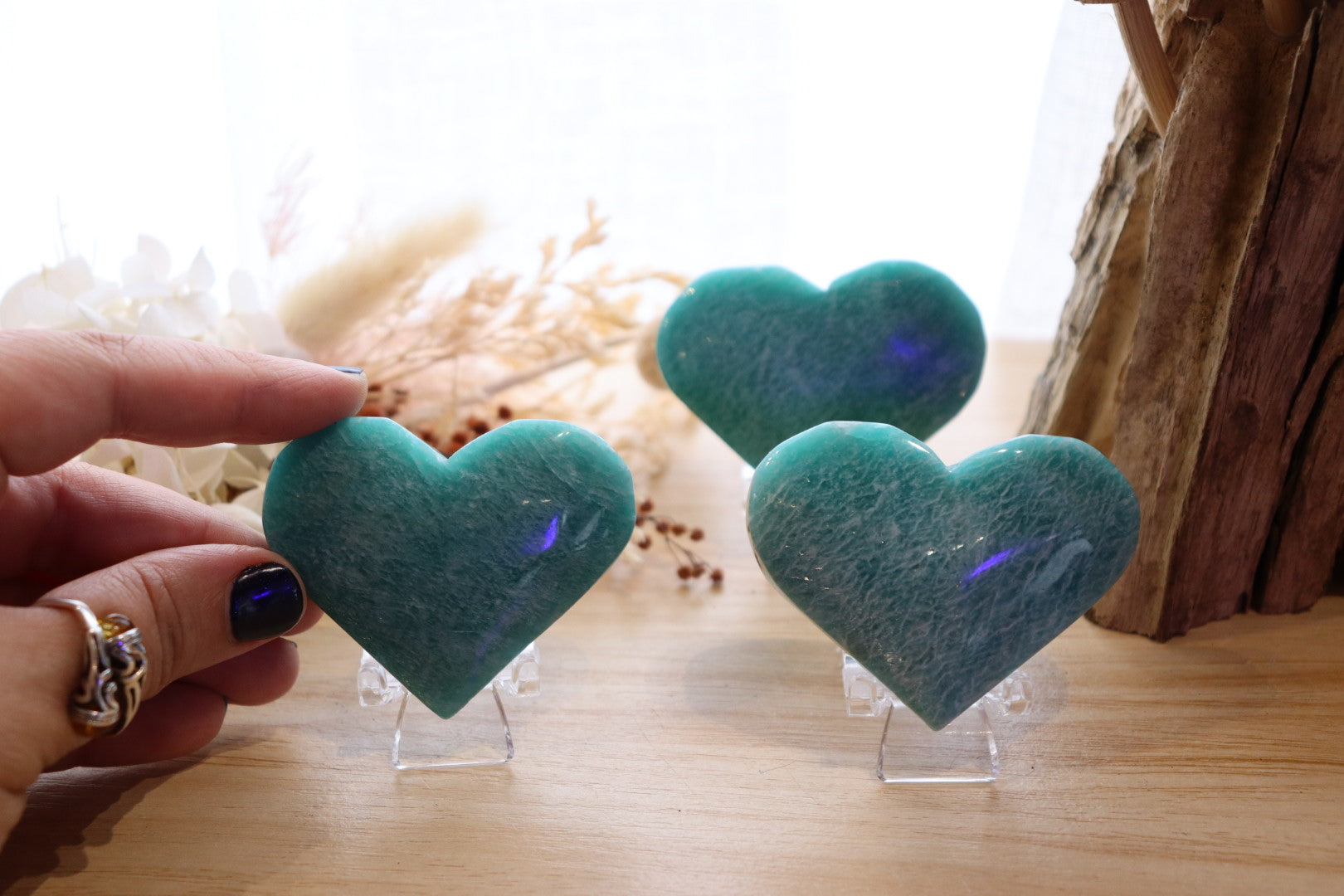 Amazonite Heart
