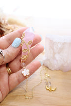 Rose Quartz Pendulum | Gold Wire Wrap