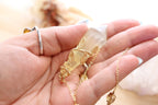Citrine Pendulum | Gold Wire Wrap