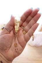 Citrine Pendulum | Gold Wire Wrap