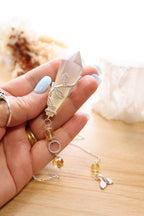 Citrine Pendulum | Silver Wire Wrap