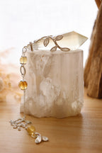 Citrine Pendulum | Silver Wire Wrap