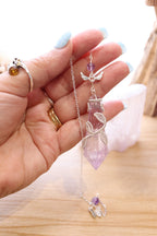 Amethyst Pendulum | Silver Wire Wrap