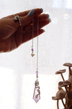 Amethyst Pendulum | Silver Wire Wrap