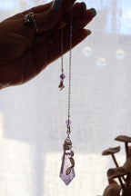 Amethyst Pendulum | Silver Wire Wrap