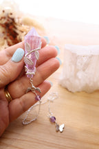 Amethyst Pendulum | Silver Wire Wrap