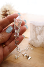 Clear Quartz Pendulum | Silver Wire Wrap