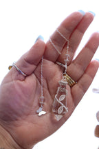 Clear Quartz Pendulum | Silver Wire Wrap