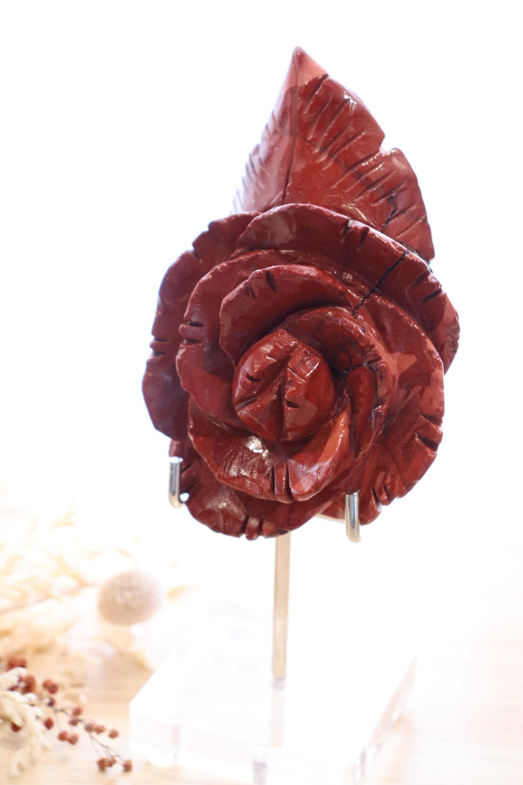 Mookaite Jasper Flower + Stand | 298g
