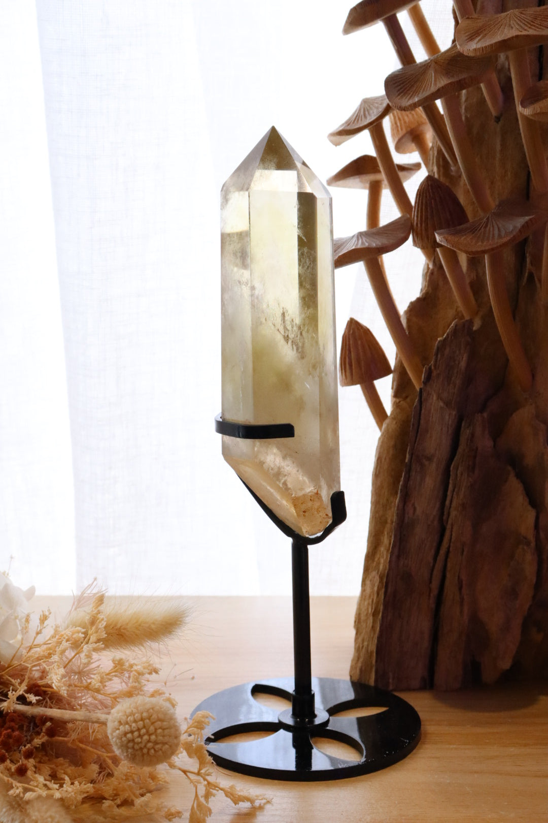 Citrine Point + Stand | 272g