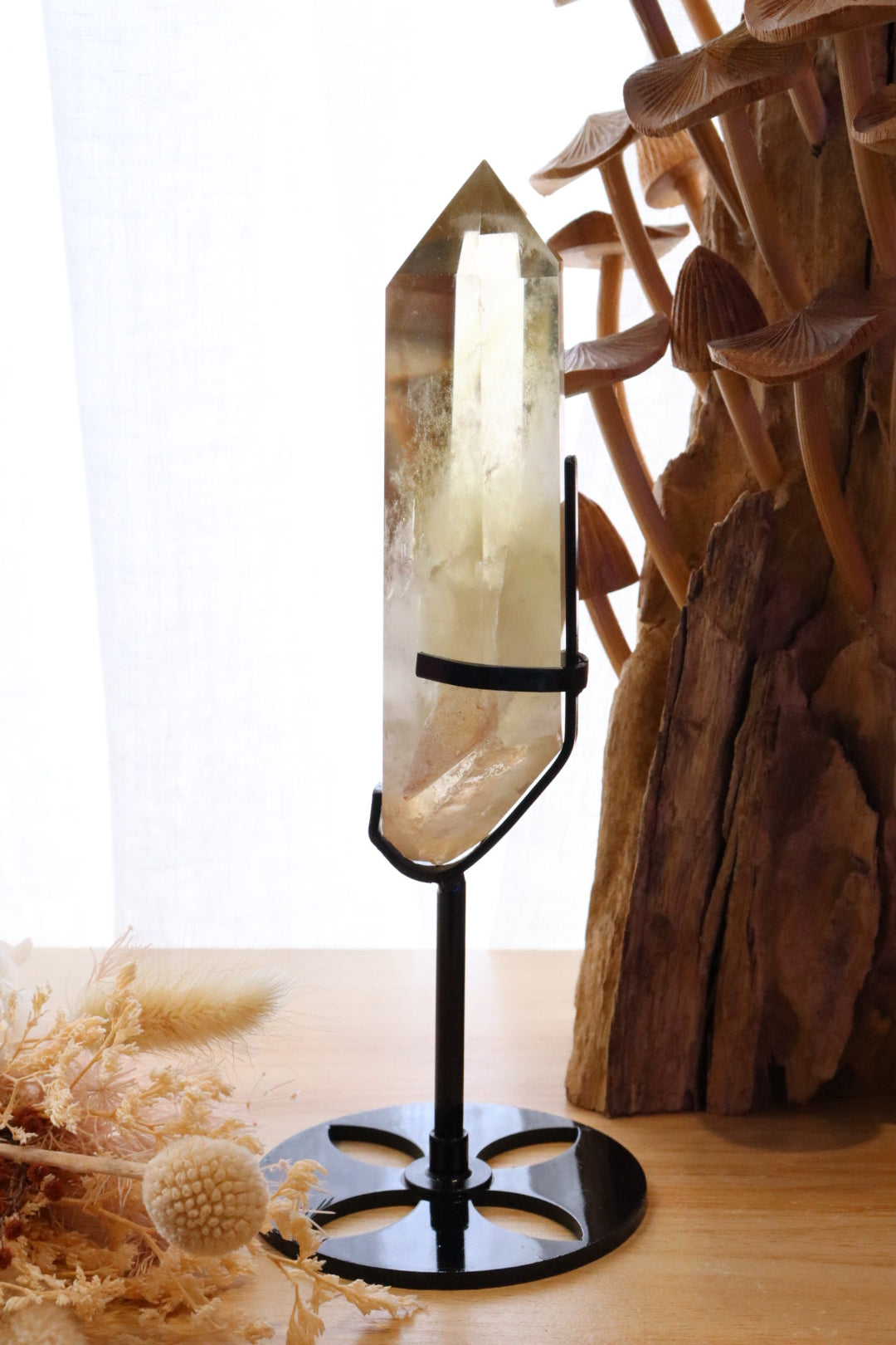 Citrine Point + Stand | 272g