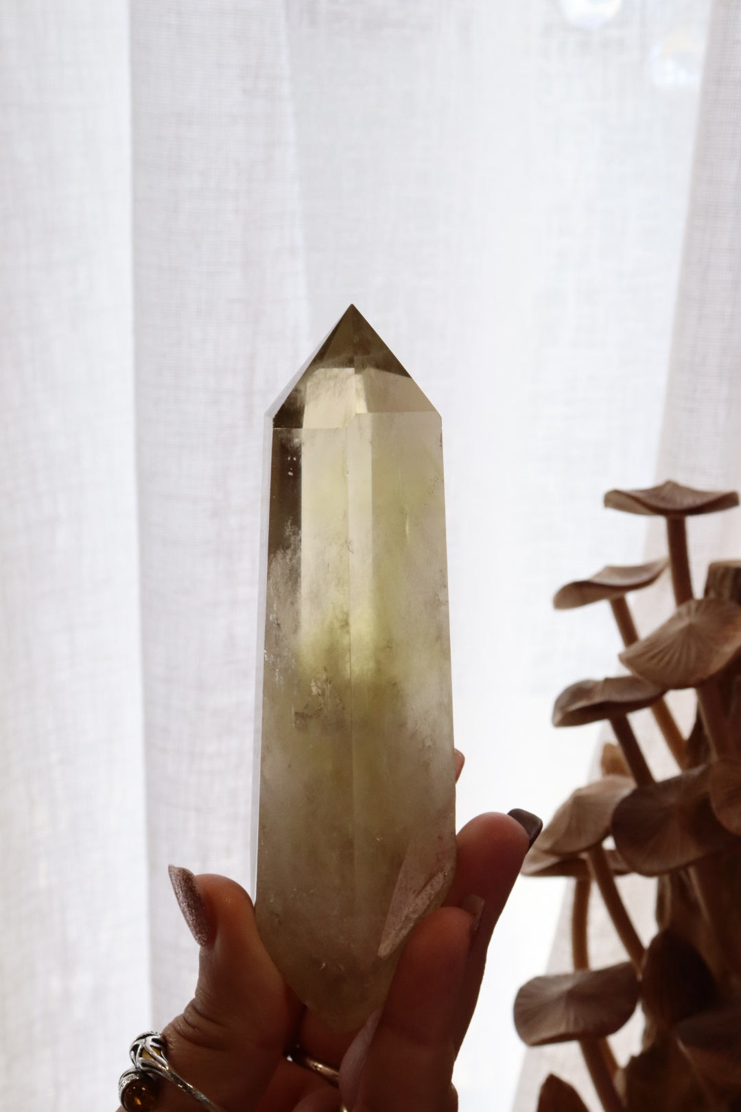Citrine Point + Stand | 272g